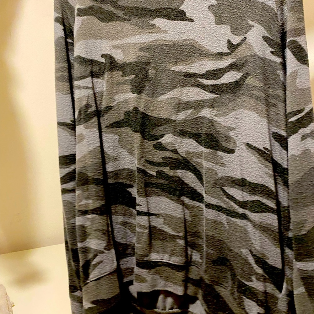 A long sleeve Buffalo camouflage sweater; size medium